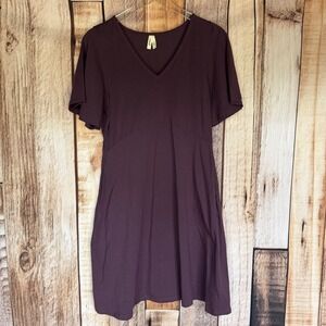 Pact Dress V-Neck Organic Cotton Sustainable Casual Everyday Minimalist Medium